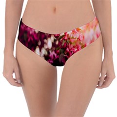 Pink Flower Reversible Classic Bikini Bottoms