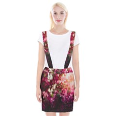 Pink Flower Braces Suspender Skirt