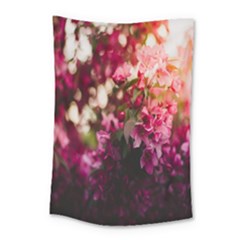 Pink Flower Small Tapestry