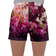 Pink Flower Sleepwear Shorts