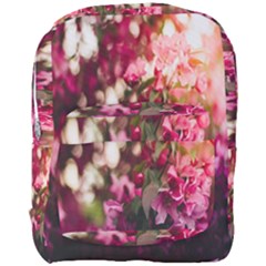 Pink Flower Full Print Backpack