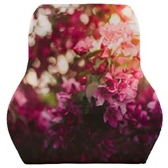 Pink Flower Car Seat Back Cushion 