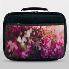 Pink Flower Lunch Bag