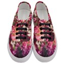 Pink Flower Women s Classic Low Top Sneakers View1