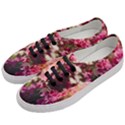 Pink Flower Women s Classic Low Top Sneakers View2