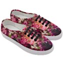 Pink Flower Women s Classic Low Top Sneakers View3