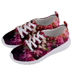 Pink Flower Women s Lightweight Sports Shoes