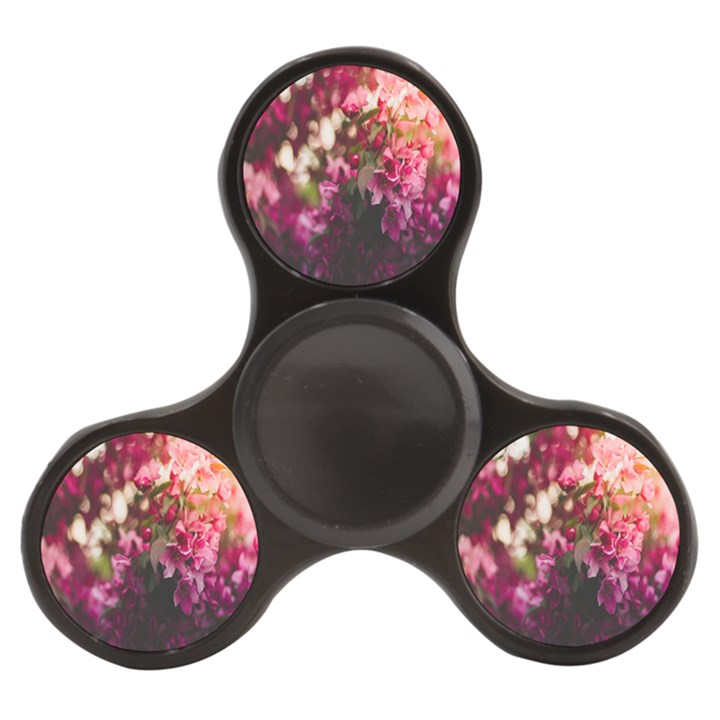 Pink Flower Finger Spinner