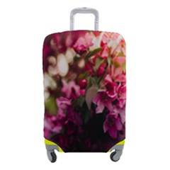 Pink Flower Luggage Cover (Small)