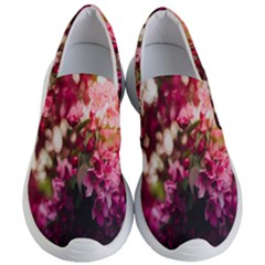 Pink Flower Women s Lightweight Slip Ons