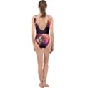 Pink Flower Center Cut Out Swimsuit View2