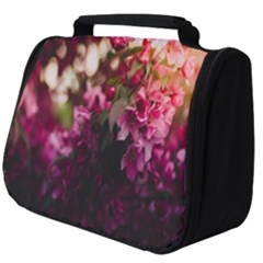 Pink Flower Full Print Travel Pouch (Big)