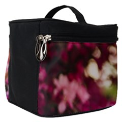 Pink Flower Make Up Travel Bag (Small)