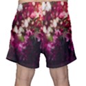 Pink Flower Men s Shorts View2