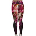 Pink Flower Lightweight Velour Classic Yoga Leggings View2