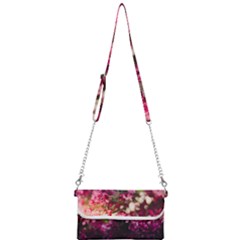 Pink Flower Mini Crossbody Handbag