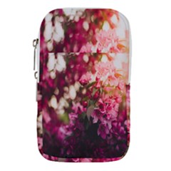 Pink Flower Waist Pouch (Small)