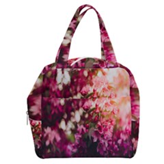 Pink Flower Boxy Hand Bag