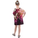 Pink Flower Kids  One Piece Chiffon Dress View2