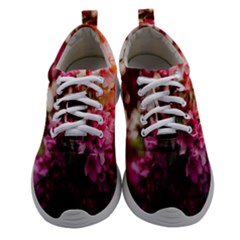 Pink Flower Women Athletic Shoes