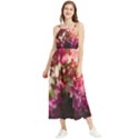 Pink Flower Boho Sleeveless Summer Dress View1