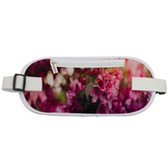 Pink Flower Rounded Waist Pouch