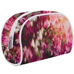 Pink Flower Make Up Case (large) by artworkshop