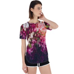 Pink Flower Perpetual Short Sleeve T-Shirt