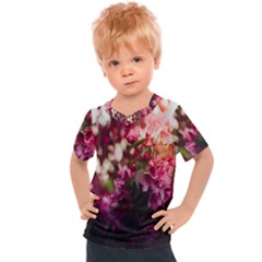 Pink Flower Kids  Sports Tee