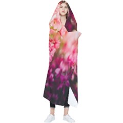 Pink Flower Wearable Blanket