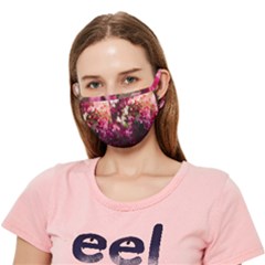 Pink Flower Crease Cloth Face Mask (Adult)