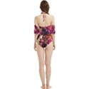 Pink Flower Halter Flowy Bikini Set  View2