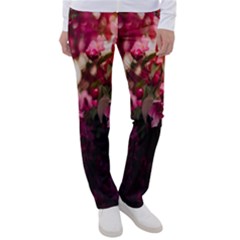 Pink Flower Women s Casual Pants