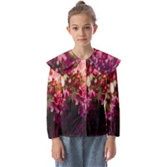 Pink Flower Kids  Peter Pan Collar Blouse