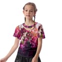 Pink Flower Kids  Front Cut Tee View2