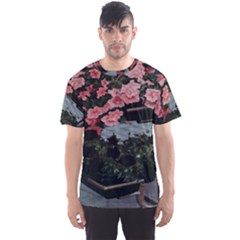 Pink Peony  Flower Men s Sport Mesh Tee