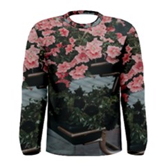 Pink Peony  Flower Men s Long Sleeve Tee by artworkshop