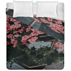 Pink Peony  Flower Duvet Cover Double Side (California King Size)