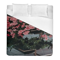 Pink Peony  Flower Duvet Cover (full/ Double Size) by artworkshop