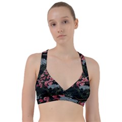 Pink Peony  Flower Sweetheart Sports Bra by artworkshop