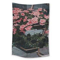 Pink Peony  Flower Large Tapestry