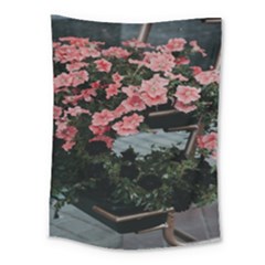 Pink Peony  Flower Medium Tapestry by artworkshop