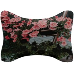 Pink Peony  Flower Seat Head Rest Cushion