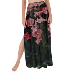 Pink Peony  Flower Maxi Chiffon Tie-Up Sarong