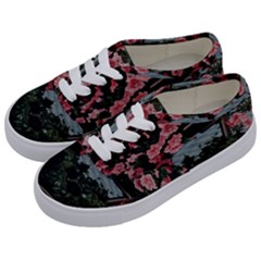 Pink Peony  Flower Kids  Classic Low Top Sneakers