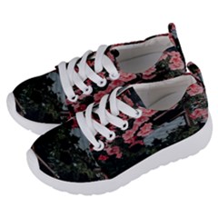 Pink Peony  Flower Kids  Lightweight Sports Shoes