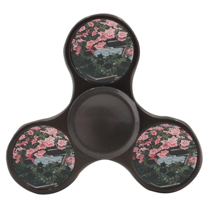 Pink Peony  Flower Finger Spinner