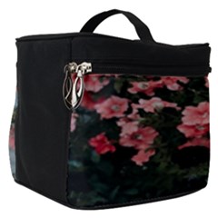 Pink Peony  Flower Make Up Travel Bag (Small)