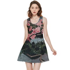 Pink Peony  Flower Inside Out Reversible Sleeveless Dress