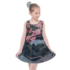 Pink Peony  Flower Kids  Summer Dress